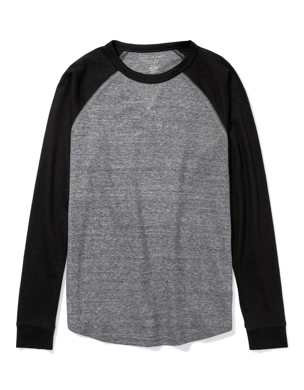 Buy AE Super Soft Long-Sleeve Thermal Raglan T-Shirt online